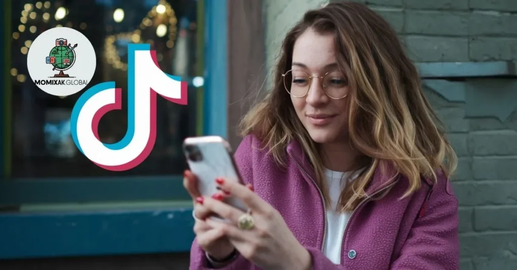 Image_Tiktok Girl with Tiktok Logo_Tiktok APK Everything You Need to Know_momixak.global